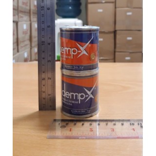 DEMP-X Perekat Extreme 200gr SET ( A 100gr + B 100gr ) , Warna : Biru Muda